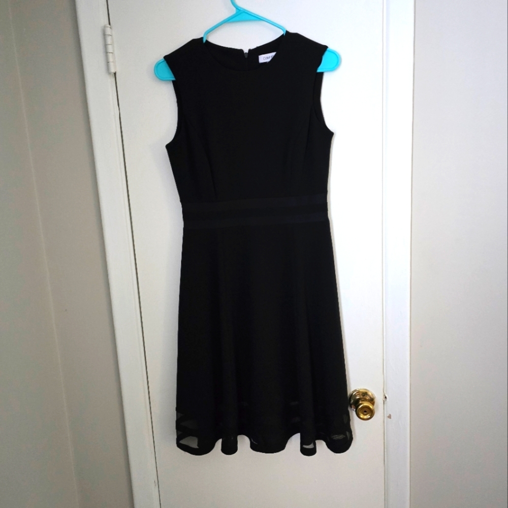 Elegant Black Sleeveless Dress